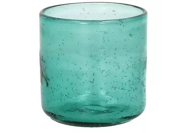 VICO BEKER GLAS DONKER AQUA (DIA: 8CM)