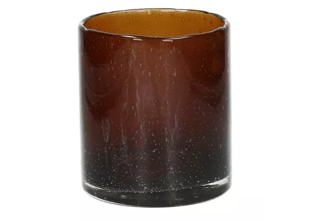 FIRENZE WINDLICHT GLAS ROEST (DIA: 12,5cm)