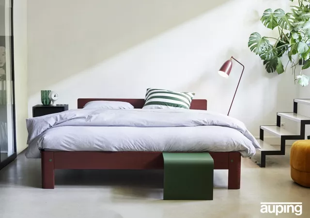Bed Auronde Dusty red (180x200)