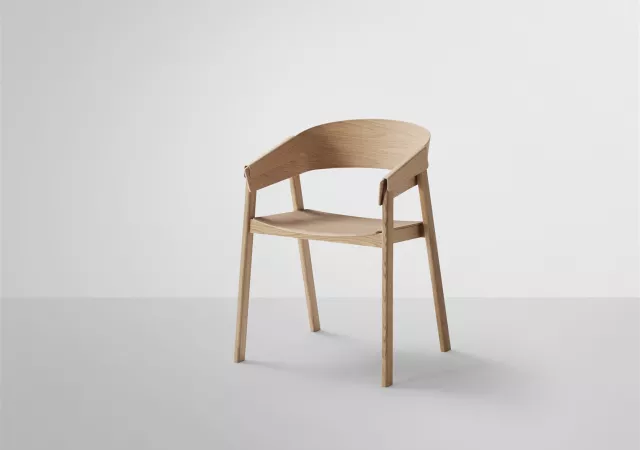 Stoel Muuto - Cover houtkleur