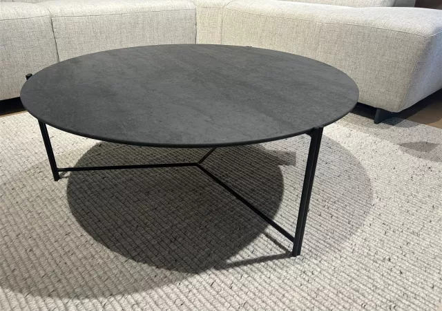 Roundy salontafel antraciet/zwart (Ø90 H35)